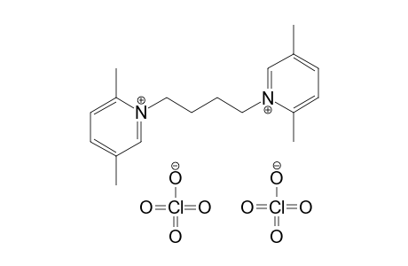 1,1'-tetramethylenebis[2,5-dimethylpyridinium] diperchlorate
