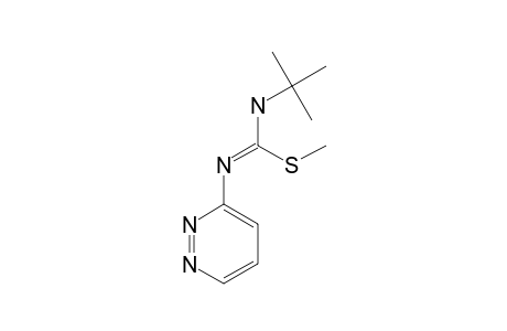 N-(1,1-DIMETHYLETHYL)-N'-3-PYRADIZINYL-CARBAMIMIDOTHIOIC-ACID-METHYLESTER