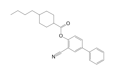 (2-cyano-4-phenyl-phenyl) 4-butylcyclohexane-1-carboxylate