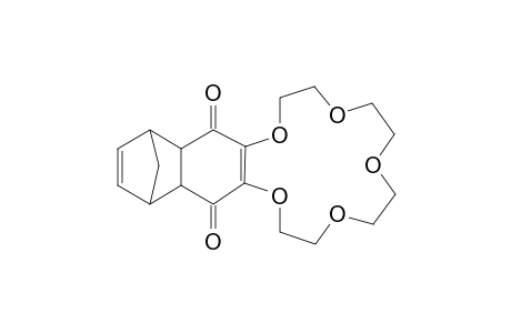 7,8,10,11,13,14,16,17,4a,1a-decahydro-1,4-methano-6,9,12,15,18-pentaoxacyclopentadeca[b]naphthalene-5,19-quinone