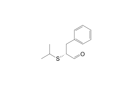 (R)-(+)-2-(Isopropylsulfanyl)-3-phenylpropanal