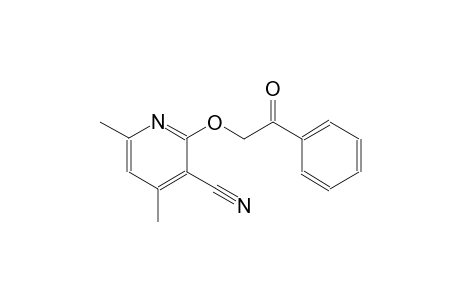 4,6-dimethyl-2-(2-oxo-2-phenylethoxy)nicotinonitrile