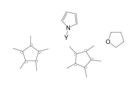 bis(pentamethylcyclopentadienyl)(pyrrolyl)(tetrahydrofuran)yttrium(III)