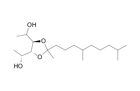 (R,R)-1,1'-{(4R,5R)-2-[(RS)-4,8-dimethylnonyl]-2-methyl-1,3-dioxolane-4,5-diyl}diethanol