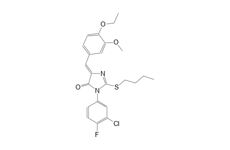 4H-imidazol-4-one, 2-(butylthio)-3-(3-chloro-4-fluorophenyl)-5-[(4-ethoxy-3-methoxyphenyl)methylene]-3,5-dihydro-, (5Z)-