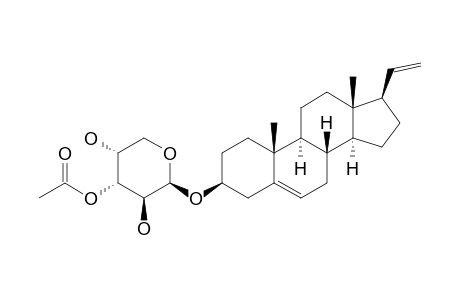3'-O-ACETYL-3-BETA-PREGNA-5,20-DIENYL-BETA-D-ARABINOPYRANOSIDE