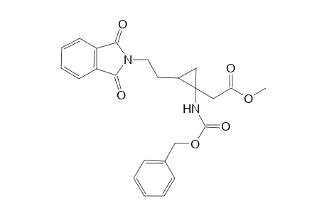 Methyl 2-{2'-(2"-phthalimidoethyl)-1'-N-[(benzyloxycarbonyl)amino]cyclopropyl}-acetate