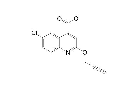 6-CHLORO-2-(PROPARGYLOXY)-QUINOLINE-4-CARBOXILIC-ACID