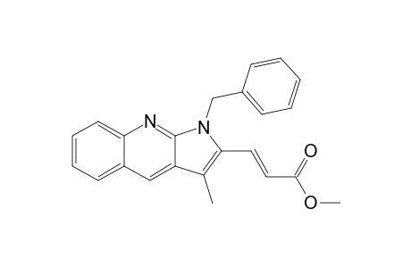(E)-3-(1-benzyl-3-methyl-pyrrolo[2,3-b]quinolin-2-yl)acrylic acid methyl ester