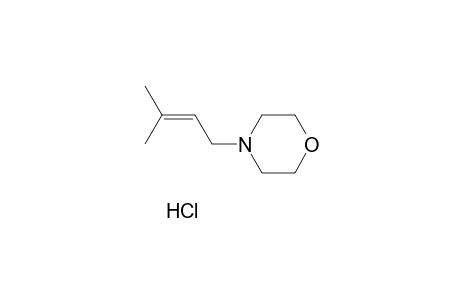 1-(3-methylbut-2-enyl)morpholine hydrochloride