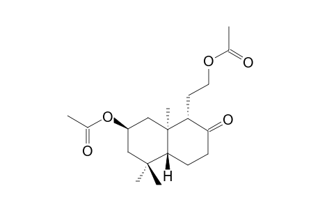 2-BETA,12-DIACETOXY-13,14,15,16,17-PENTANOR-ENT-LABDANE-8-ONE