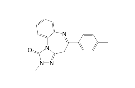 2-Methyl-5-(4-methylphenyl)-4H-[1,2,4]triazolo[4,3-a][1,5]benzodiazepin-1-one