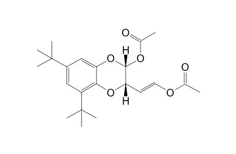 Acetic acid (2R,3S)-3-((E)-2-acetoxy-vinyl)-5,7-di-tert-butyl-2,3-dihydro-benzo[1,4]dioxin-2-yl ester