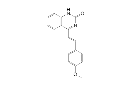4-[(E)-2-(4-methoxyphenyl)ethenyl]-1H-quinazolin-2-one