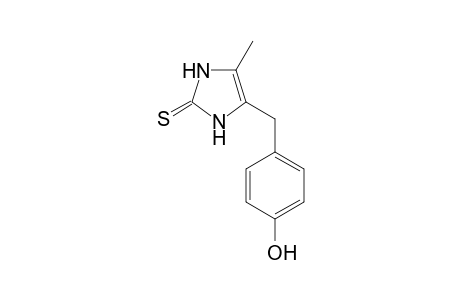 2H-Imidazole-2-thione, 1,3-dihydro-4-[(4-hydroxyphenyl)methyl]-5-methyl-