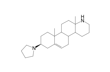 3-.beta.-Pyrrolidino-17a-aza-D-homoandrosta-5-ene