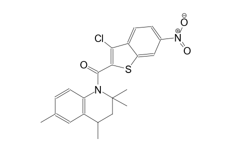 1-[(3-chloro-6-nitro-1-benzothien-2-yl)carbonyl]-2,2,4,6-tetramethyl-1,2,3,4-tetrahydroquinoline