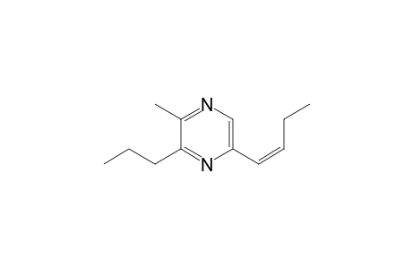 cis-3-Methyl-2-n-propyl-6(1-butenyl)pyrazine