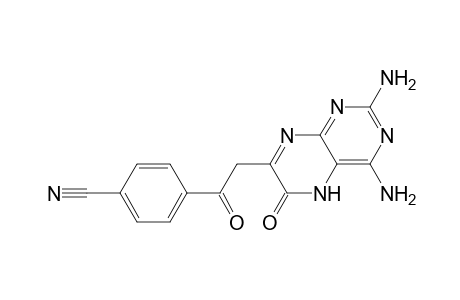 Benzonitrile, 4-[(2,4-diamino-5,8-dihydro-6-oxo-7(6H)-pteridinylidene)acetyl]-