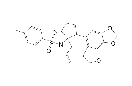 N-[1-ALLYL-2-[6-(2-HYDROXYETHYL)-1,3-BENZODIOXOL-5-YL]-CYCLOPENT-2-ENYL]-4-METHYLBENZENESULFONAMIDE