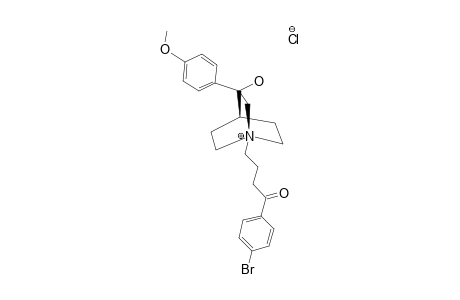 3-PARA-METHOXYPHENYL-3-HYDROXY-N-(4'-PARA-BrOMOPHENYL-4'-OXOBUTYL)-QUINUClIDINIUM_CHLORIDE