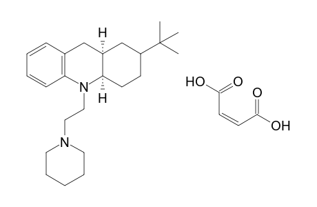 (4aR,9aR)-2-(t-Butyl)-10-[2'-(1'-piperidyl)ethyl]-(octahydro)-acridine-maleate
