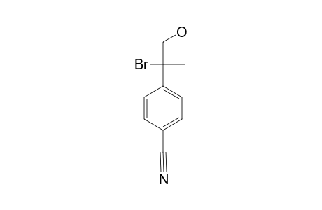4-(1-BROMO-2-HYDROXY-1-METHYLETHYL)-BENZONITRILE