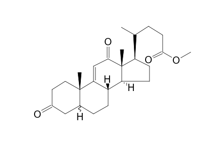 9,(11)-Pregnen-3,12-dione-20-propanoic acid, methyl ester