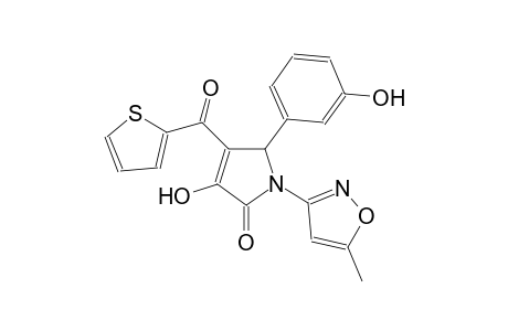 3-hydroxy-5-(3-hydroxyphenyl)-1-(5-methyl-3-isoxazolyl)-4-(2-thienylcarbonyl)-1,5-dihydro-2H-pyrrol-2-one