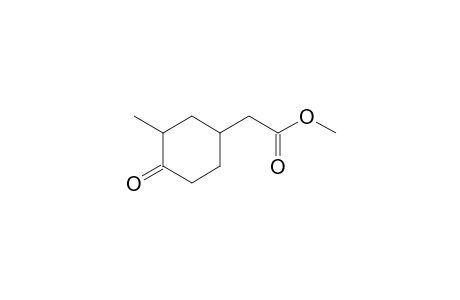 methyl 2-(3-methyl-4-oxocyclohexyl)acetate