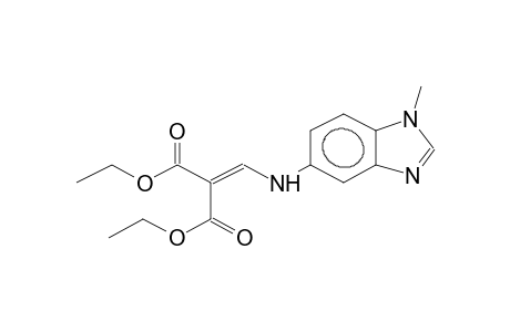 1-METHYL-5-(2,2-DICARBOETHOXYVINYLAMINO)BENZIMIDAZOLE