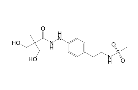 N-(4-(2-(3-hydroxy-2-(hydroxymethyl)-2-methylpropanoyl)hydrazinyl)phenethyl)methanesulfonamide