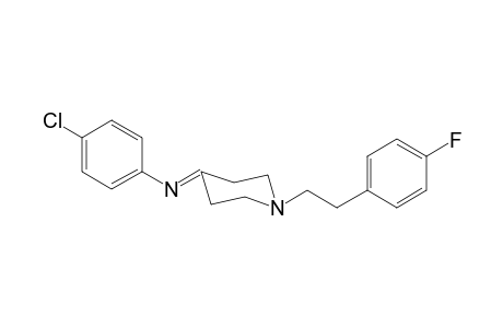N-(4-Chlorophenyl)-1-[2-(4-fluorophenyl)ethyl]piperidin-4-imine