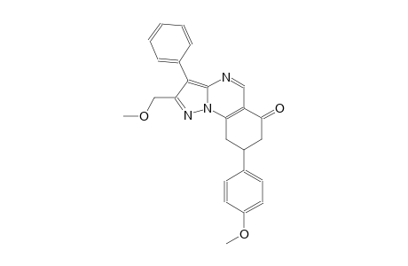 pyrazolo[1,5-a]quinazolin-6(7H)-one, 8,9-dihydro-2-(methoxymethyl)-8-(4-methoxyphenyl)-3-phenyl-