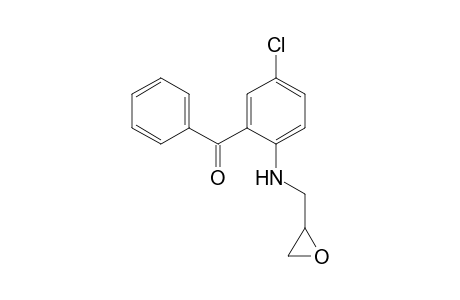 Methanone, [5-chloro-2-[(oxiranylmethyl)amino]phenyl]phenyl-