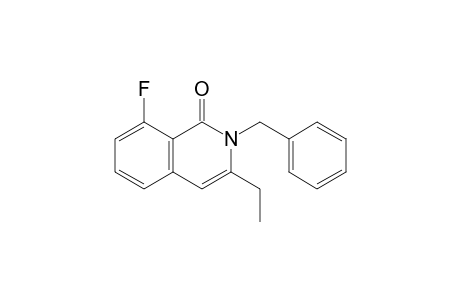 2-Benzyl-3-ethyl-8-fluoroisoquinolin-1(2H)-one