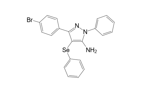 3-(4-Bromophenyl)-1-phenyl-4-(phenylselanyl)-1H-pyrazol-5-amine