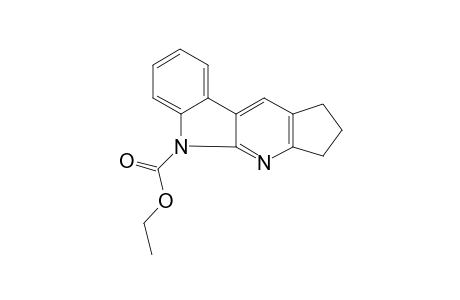 Cyclopentano[e].alpha.-carboline-10-carboxylic acid ethyl ester