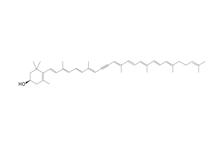 (1R)-4-[(1E,3E,5E,7E,11E,13E,15E,17E,19E)-3,7,12,16,20,24-hexamethylpentacosa-1,3,5,7,11,13,15,17,19,23-decaen-9-ynyl]-3,5,5-trimethyl-1-cyclohex-3-enol