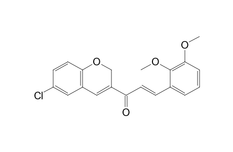 (E)-1-(6-Chloro-2H-chromen-3-yl)-3-(2,3-dimethoxyphenyl)prop-2-en-1-one