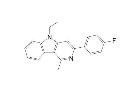 5-ethyl-3-(4-fluorophenyl)-1-methyl-5H-pyrido[4,3-b]indole