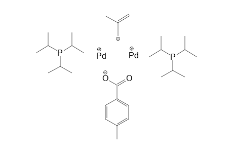 Mu-(2-methylally)-Mu-(4-methylbenzoato)-bis(triisopropylphosphan)dipalladium(I)