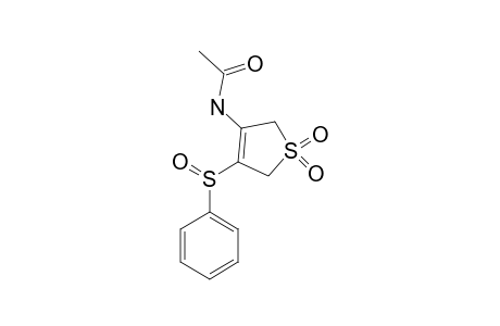 3-ACETAMIDO-4-PHENYLSULFINYL-2,5-DIHYDROTHIOPHENE-S,S-DIOXIDE