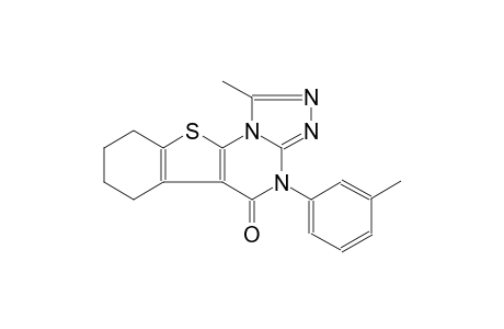 1-methyl-4-(3-methylphenyl)-6,7,8,9-tetrahydro[1]benzothieno[3,2-e][1,2,4]triazolo[4,3-a]pyrimidin-5(4H)-one