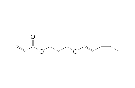 2-Propenoic acid 3-[(1E,3Z)-penta-1,3-dienoxy]propyl ester