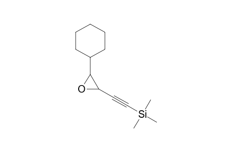 3-Cyclohexyl-2-[(trimethylsilyl)ethynyl]oxirane