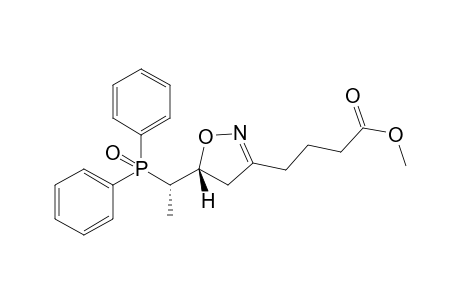 (1'R*,5S*)-5-(1'-Diphenylphosphinoylethyl)-3-methoxycarbonylpropyl-4,5-dihydroisoxazole