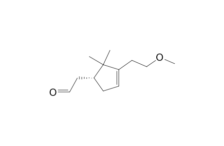2-[(1R)-3-(2-methoxyethyl)-2,2-dimethyl-1-cyclopent-3-enyl]acetaldehyde