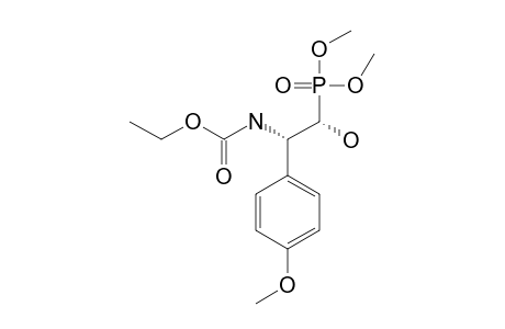 (S)-(1-R*,2-R*)-DIMETHYL-[1-HYDROXY-2-(PARA-METHOXYPHENYL)-2-(O-ETHYLCARBAMYL)-ETHYL]-PHOSPHONATE