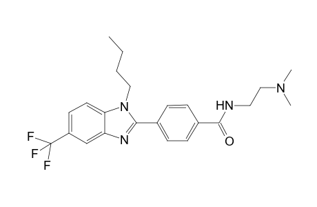 4-[1-butyl-5-(trifluoromethyl)benzimidazol-2-yl]-N-(2-dimethylaminoethyl)benzamide